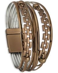 Saachi - Chain & Cord Leather Bracelet - Lyst