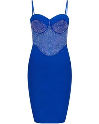 Sour Figs - Embellished Bandage Mini Dress - Lyst