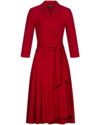 Marianna Déri - Jersey Wrap Dress - Lyst