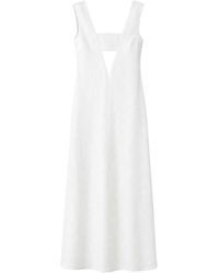 Humans & Land - V-Neck Maxi Dress With Pockets - Lyst