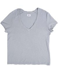 Vænn - Slub Deep V Tee City - Lyst