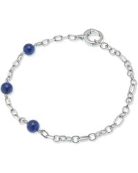 Grosse - Platinum & Lapis Lazuli Gemstone Bracelet, Series Gem Mix - Lyst