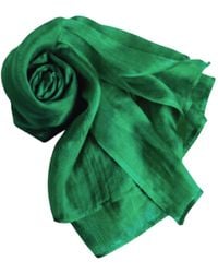Silk and Bears - Emerald Silk Scarf – Hand-Dyed Mulberry Silk Shawl, Wedding & Evening Wrap - Lyst