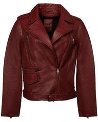 Zasta Studio - Ale Biker Leather Jacket - Lyst