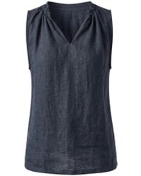 James Lakeland - Pure Linen Sleeveless Top - Lyst