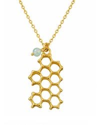 Mother Nature Jewelry - Honeycomb Pendant, Handmade Nature Necklace - Lyst