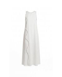 Muda Clothing Fz Llc - Pearl Linen Maxi Dress - Lyst