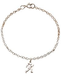 Posh Totty Designs - Sterling Runner Dinky Charm Bracelet - Lyst