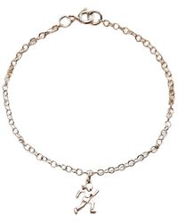 Posh Totty Designs - Sterling Runner Dinky Charm Bracelet - Lyst