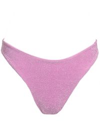 Patti Jane Swim - Faye's Disco High Waist Sparkle Cheeky Bikini Bottoms - Lyst