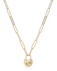 BY EDA DOGAN - Ridge Padlock Chunky Chain Necklace - Lyst