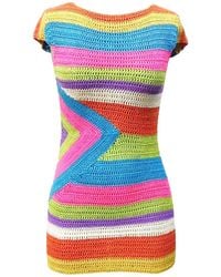 Elsie & Fred - The Carni Crochet Mini Dress - Lyst
