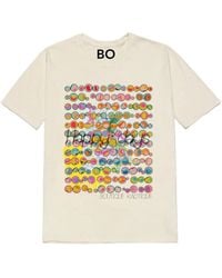 Boutique Kaotique - Neutrals Happy Days Organic Cotton Tee - Lyst