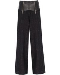 Mirimalist - Vega Tweed Maxi Pants - Lyst