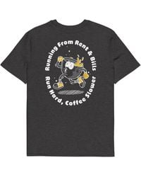 Anchor and Crew - Heather Gustatory Coffee Over Bills Organic Cotton Embroidered T-Shirt - Lyst