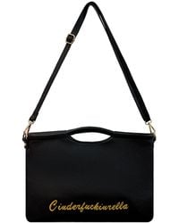 Lilly Loves - Cinderfuckinrella Vegan Leather Clutch - Lyst