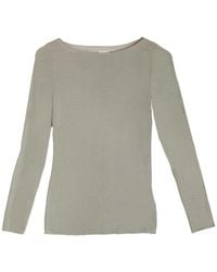 At Last - Slash-Neck Base Layer - Lyst