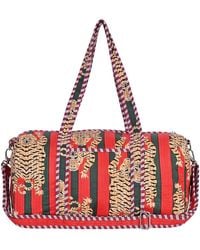 Conscious Yoga Collective - The Tibetan Tiger Cotton Weekender - Lyst