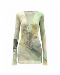 Alia Studio - Améthyste Mini Mesh Dress - Lyst