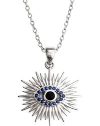 Maison De Gala - Sunburst Evil Eye Pendant Necklace - Lyst