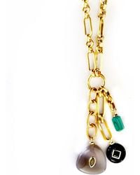 Persia Dona Jewelry - Vintage Three Times A Charm Necklace - Lyst