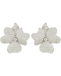LÁTELITA London - Flower Large Stud Earrings Silver - Lyst