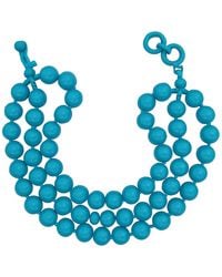 Michael Nash Jewelry - Georgiana Faceted Three Strand Resin Necklace - Lyst