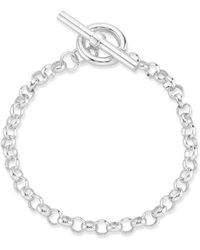 Auree - Fernshaw Sterling T-Bar Belcher Bracelet - Lyst