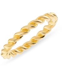 Auree - Alhambra Vermeil Twisted Ring - Lyst