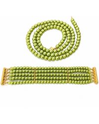 Bellus Domina - Multi-Strand Bracelet & Statement Necklace Set - Lyst