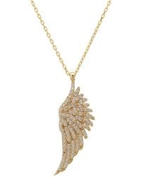 LÁTELITA London - Large Angel Wing Necklace - Lyst