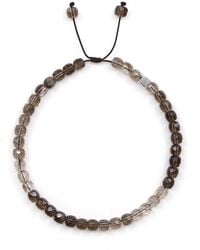 Shar Oke - Ombre Smoky Quartz & Sterling Bracelet - Lyst