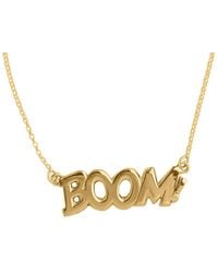 Edge Only - Boom! Necklace 18Ct Vermeil - Lyst