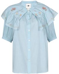 Em & Shi - Aqua Cottage Top - Lyst