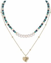 Retro Chic - Thetis Necklace Set - Lyst