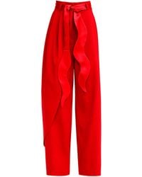Julia Allert - High-Waist Wrap Trousers – - Lyst