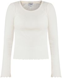 Known Supply - Neutrals Ribbed Cotton Long Sleeve - Lyst