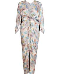 Maison Qala - Neutrals Sara Kaftan Dress - Lyst