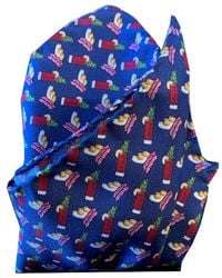 Lazyjack Press - Sunday Funday Pocket Square - Lyst
