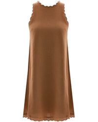 Monlicia - Calia Mini Linen Dress - Lyst
