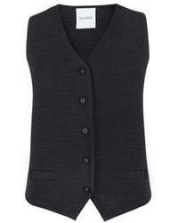 SALANIDA - Galante Knitted 100% Merino Waistcoat - Lyst
