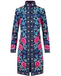 Beatrice von Tresckow - Rosenspot Embroidered Silk Georgette Jacket - Lyst