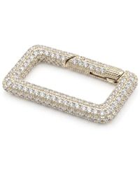 Jaredjamin - Rectangular Pavé Clicker Clasp - Lyst