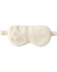 Soft Strokes Silk - Neutrals Pure Mulberry Aviator Style Silk Eye Mask Set Of Two - Lyst