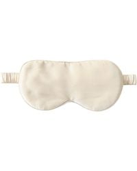 Soft Strokes Silk - Neutrals Pure Mulberry Aviator Style Silk Eye Mask Set Of Two - Lyst