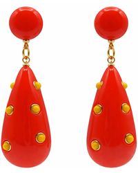 Michael Nash Jewelry - Kathryn And Drop Polka Dot Earrings - Lyst