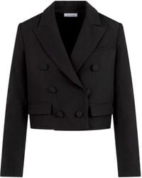 Cavanagh Baker - Stretch Tuxedo Crop Blazer - Lyst