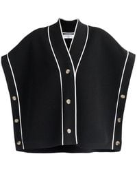 Paisie - Button Details Kimono Ribbed Cardigan - Lyst