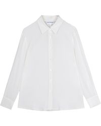 Bel Cashmere - Bianca Silk Blouse Ivory - Lyst