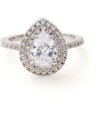 Shabella Nyc - Tear Drop Ring - Lyst